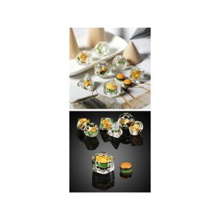 Resin Dice Set (7) Hamburger