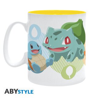 POKEMON- Mug - 460 ml - Pikachu and starters