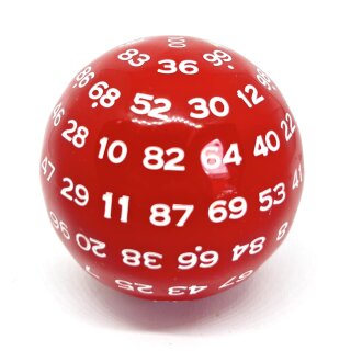 Würfel D100 Red/White