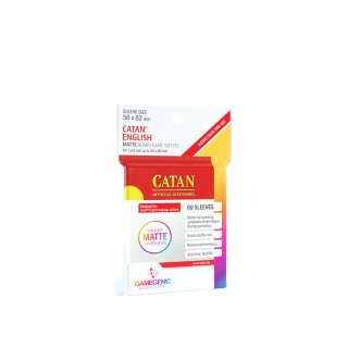 Gamegenic: MATTE Catan English-Sized Sleeves 56 x 82 mm