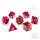 Dawn Blossom Metal RPG Dice Set