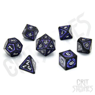 Astral Gleam Metal RPG Dice Set