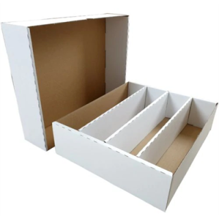 Cardbox/Fold-out Box with Lid for Storage of 4.000 Cards