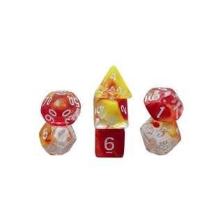 Würfelset Transparent: Nebula Sunset Cloud (7)