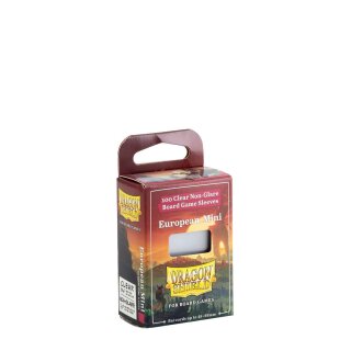 Dragon Shield: Board Game Sleeves Clear/NonGlare - European Mini (100)