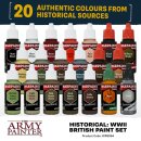 The Army Painter: Warpaints Fanatic Historical: WWII British Paint Set