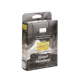 Dragon Shield: Board Game Sleeves Clear/NonGlare – Grand Standard (100)