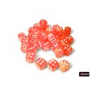 Chessex: Festive® 12mm d6 Dahlia/white Dice...