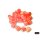 Chessex: Festive® 12mm d6 Dahlia/white Dice Block™ (36 dice)
