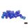 Chessex: Nebula® 12mm d6 Aura™/white Luminary™ Dice Block™ (36 dice)