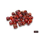 Chessex: Festive® 12mm d6 Symphony™/white Dice...