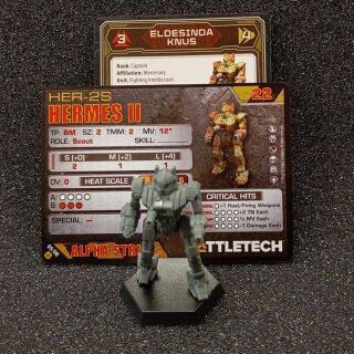 Solo Mech: Inner Sphere 40T Hermes II 2S/7A