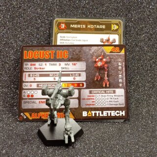 Solo Mech: Clan 25T Locust IIc Standard/10