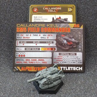 Solo Vehicle: Inner Sphere 50T SM1 Tank Destroyer / SM5 Field Commander