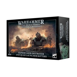 Legiones Astartes: Rapier-Batterie mit Zerstörerlaser und Vierfachwerfer