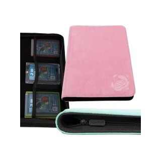 Payashell: Resiplush Zip-Up Album - 18-Pocket Pastel Pink