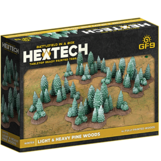 HexTech: Winter Light & Heavy Woods (x4 new bases)