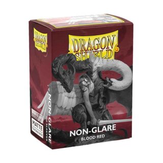 Dragon Shield: Matte – Blood Red, Sleeves  Non Glare V2 (100)