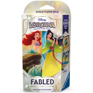 Disney Lorcana: Fabled - Single-Player Deck Ariel & Mulan EN