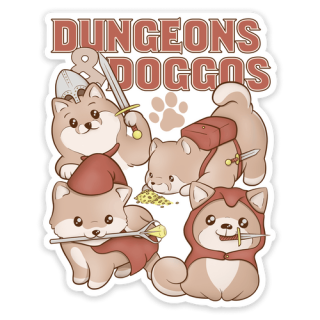 Dungeons & Doggos Deluxe Notebook