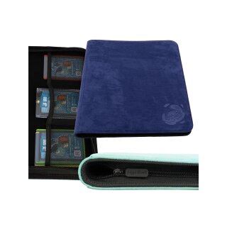 Payashell: Resiplush Zip-Up Album - 24-Pocket Indigo