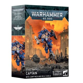 Space Marines: Captain mit Sprungmodul und Ehrenschild