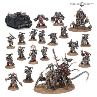 Warhammer 40,000 Streitmacht: Höllengeschmiedete Kriegerschar / Hellforged Warband - Chaos Space Marines