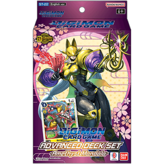 Digimon Card Game: ST-22 Amethyst Mandala Advanced Deck (inkl. Sleeves)