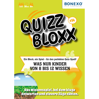 QuizzBloxx Block Was nur Kinder von 8-12 Jahren wissen