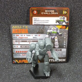 Solo Mech: Inner Sphere 90T Akuma 1X/2CX