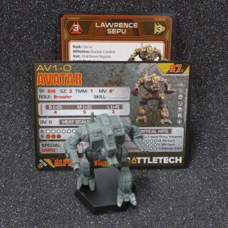 Solo Mech: Inner Sphere 70T Avatar O/OJ