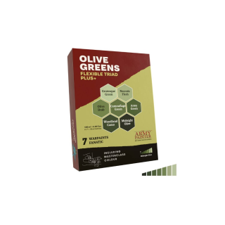 The Army Painter: Olive Greens Flexible Triad Plus