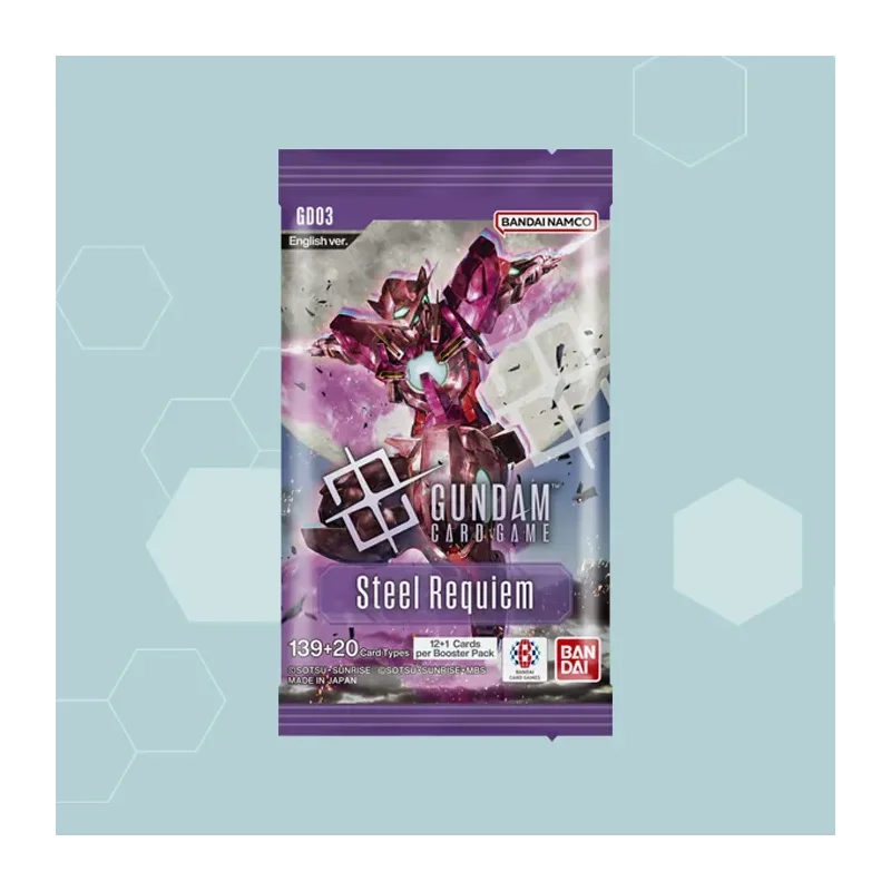 Gundam Card Game: GD-03 Single Booster Steel Requiem, 5,00
