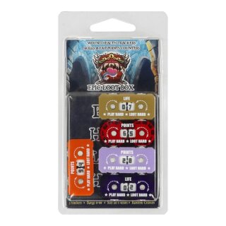 Epic Loot Box: 5 Trackers, Range 0-99, Size 20x41mm, Random Colours