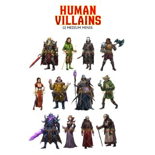 Skinny Minis: Human Villains (12)