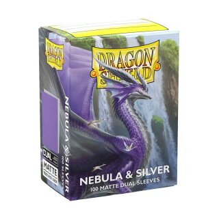 Dragon Shield: Matte - Dual Nebula & Silver(100)