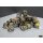 Chessex: Brush™ 12mm d6 Deep Forest™/gold Dice Block™ (36 dice)