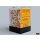 Chessex: Brush™ 12mm d6 Sunrise™/black Dice Block™ (36 dice)