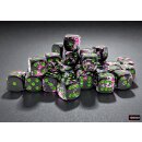 Chessex: Brush™ 12mm d6 Paintball™/green Dice...