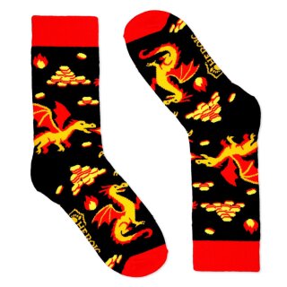 Greedy Dragon Socks 39-42