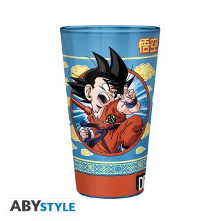 DRAGON BALL - Large Glass - 400ml -Goku & the Flying Nimbus