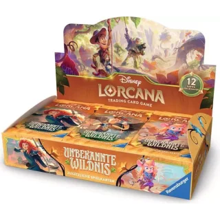 Disney Lorcana: Unbekannte Wildnis Booster Display