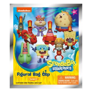 SpongeBob Schwammkopf 3D PVC-Taschenanhänger Series 6