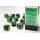 Gemini® 16mm d6 Black-Green/gold Dice Block™ (12 dice)