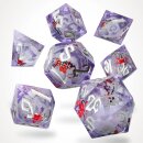 Sakura Drift Liquid Core RPG Dice Set