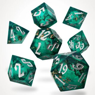Forest Fountain Liquid Core RPG Dice Set