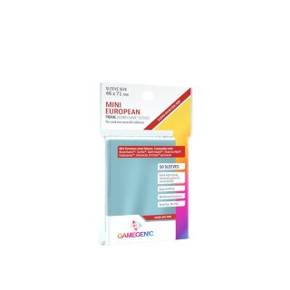 Gamegenic: PRIME Mini European-Sized Sleeves Clear 44 x 69 mm (50) (alt)