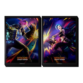 Riftbound TCG: Vendetta Art Sleeves: Vi vs Jinx