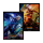 Riftbound TCG: Vendetta Art Sleeves: Diana vs Leona