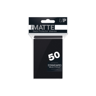 Ultra Pro - PRO-Matte 50ct Standard Deck Protector Sleeves: Black